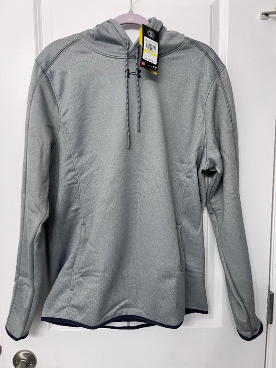 Under Armour Other - Under Armour Storm ColdGear Water-Resistant Hoodie Men’s Medium Gray NWT